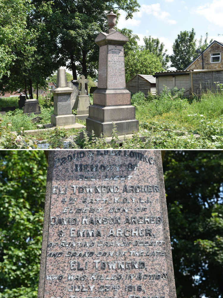 Eli Townend Archer Grave at St Johns