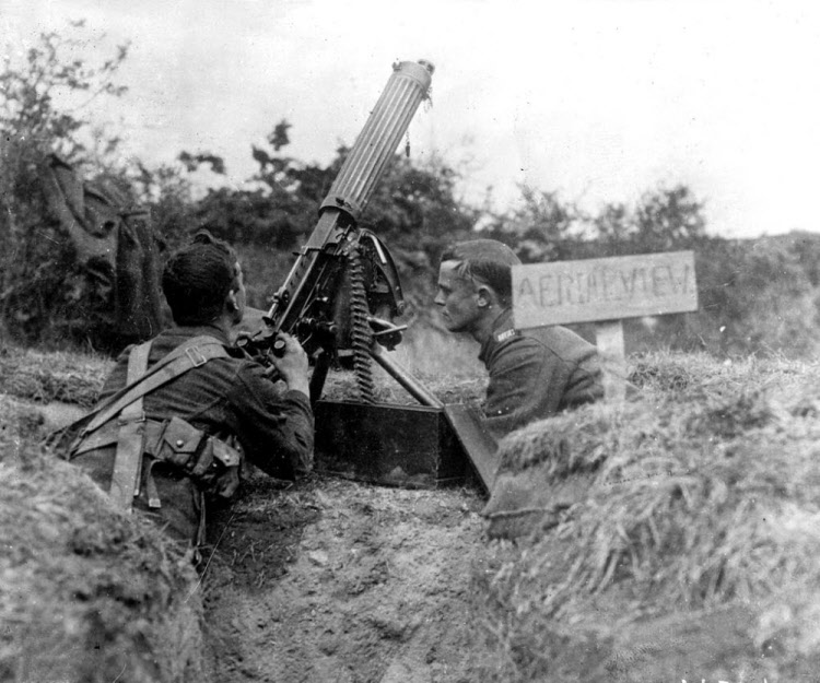 British Vickers Machine Gun