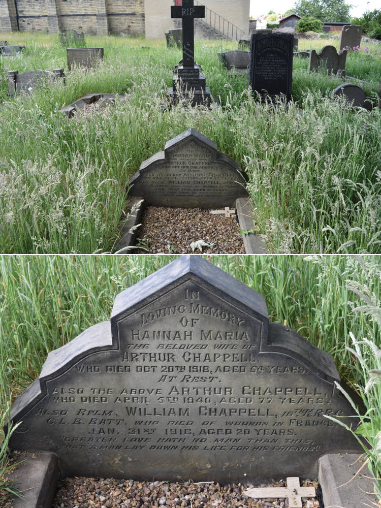 Chappell Grave at St Johns 