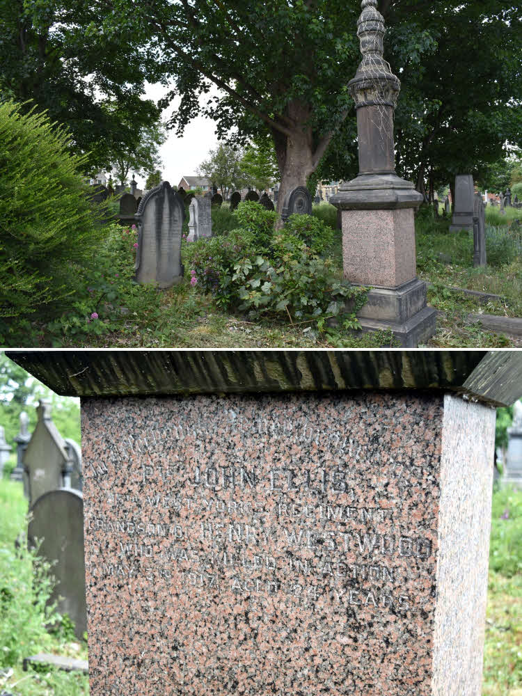 Ellis Grave at St Johns