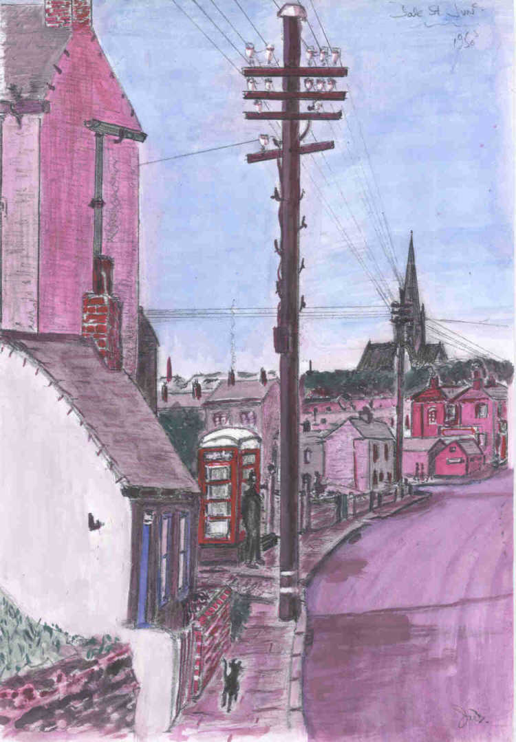 Flushdyke looking towards Dale Street